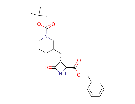 3-((2S,3R)-2-Benzyloxycarbonyl-4-oxo-azetidin-3-ylmethyl)-piperidine-1-carboxylic acid tert-butyl ester
