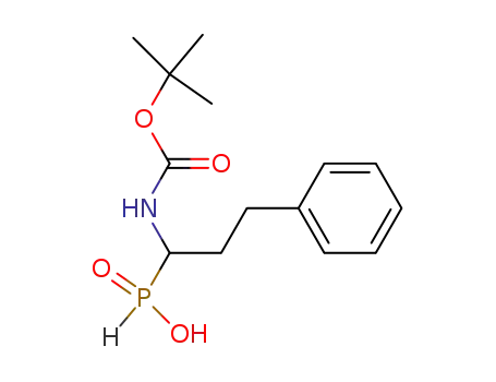 (1-(N-(tert-butyloxycarbonyl)amino)-3-phenylpropyl) phosphinic acid