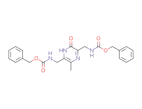 3,6-bis(benzyloxycarbonylaminomethyl)-5-methyl-1,2-dihydropyrazin-2-one