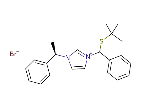3-[(tert-butylthio)(phenyl)methyl]-1-((R)-1-phenylethyl)-1H-imidazol-3-ium bromide
