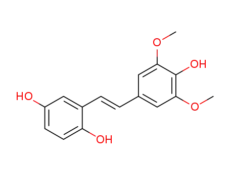 Molecular Structure of 1449510-37-5 ((E)-3,5-dimethoxy-4,2',5'-trihydroxystilbene)