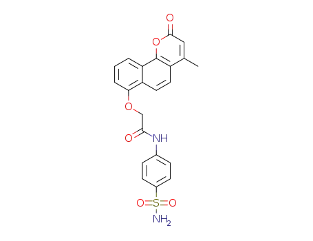 2-(4-methyl-2-oxo-2H-benzo[h]chromen-7-yloxy)-N-(4-sulfamoylphenyl)acetamide