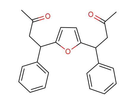 Molecular Structure of 1398115-95-1 (4,4'-(furan-2,5-diyl)bis(4-phenylbutan-2-one))