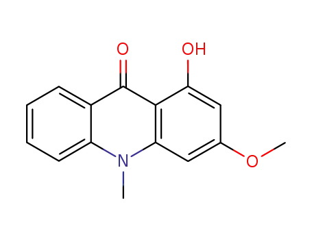1-하이드록시-3-메톡시-N-메틸루타크리돈