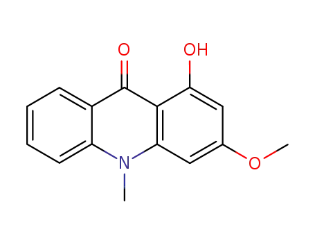 1-Hydroxy-3-methoxy-10-methylacridone