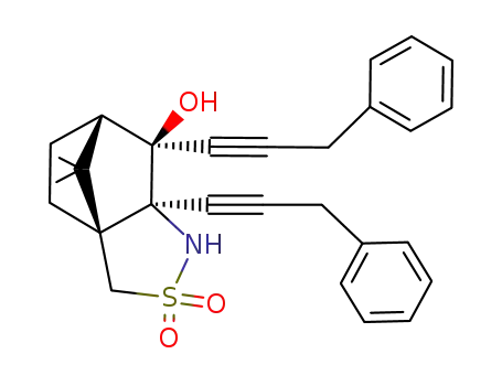 (1aS,3aS,7R)-7-hydroxy-1a,7-bis(3-phenyl-1-propynyl)-8,8-dimethyl-1,1a,4,5,6,7-hexahydro-3H-3a,6-methano-2,1-benzisothiazole 2,2-dioxide