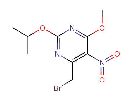 4-bromomethyl-2-isopropoxy-6-methoxy-5-nitro-pyrimidine