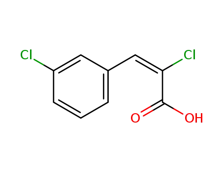 2-Propenoic acid, 2-chloro-3-(3-chlorophenyl)-, (E)-