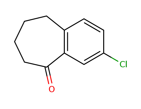 Molecular Structure of 21413-77-4 (3-CHLORO-6,7,8,9-TETRAHYDRO-5H-BENZO[7]ANNULEN-5-ONE)