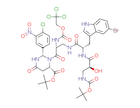 C<sub>40</sub>H<sub>47</sub>BrCl<sub>4</sub>N<sub>8</sub>O<sub>13</sub>