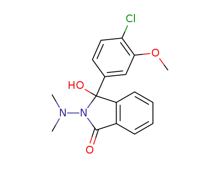 3-(4-chloro-3-methoxyphenyl)-2-(dimethylamino)-3-hydroxyisoindolin-1-one