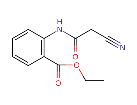 Molecular Structure of 904597-52-0 (ethyl 2-(2-cyanoacetamido)benzoate)