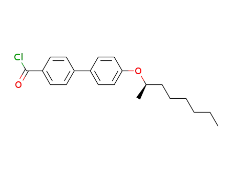 4-(4-(R)-1-methylheptyloxyphenyl)benzoyl chloride