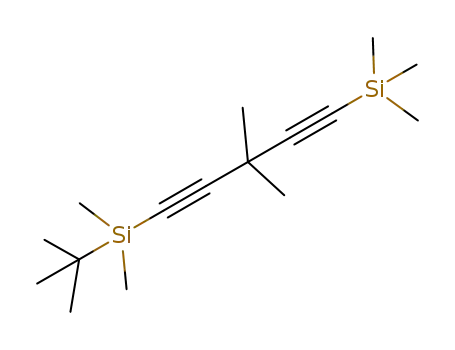 3,3,-dimethyl-1-(tert-butyl(dimethyl)silyl)-5-trimethylsilyl-1,4-pentadiyne