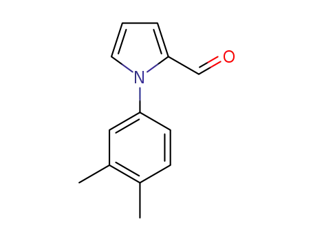 Molecular Structure of 383136-16-1 (1-(3,4-DIMETHYLPHENYL)-1H-PYRROLE-2-CARBALDEHYDE)