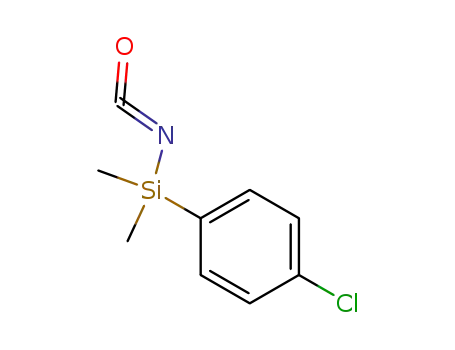 Molecular Structure of 55227-23-1 (dimethyl(4-chlorophenyl)silyl isocyanate)