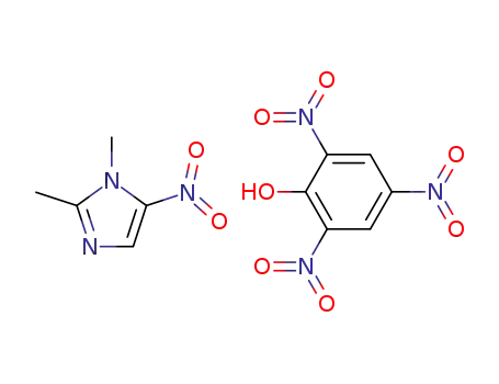 Molecular Structure of 24647-68-5 (1,2-dimethyl-5-nitroimidazolium picrate)