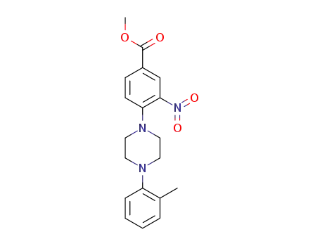 3-nitro-4-(4-o-tolyl-piperazin-1-yl)-benzoic acid methyl ester