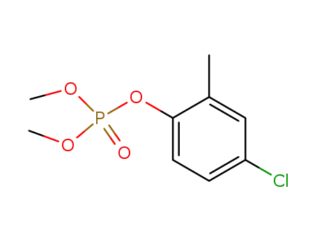 Molecular Structure of 65659-05-4 (Phosphoric acid, 4-chloro-2-methylphenyl dimethyl ester)