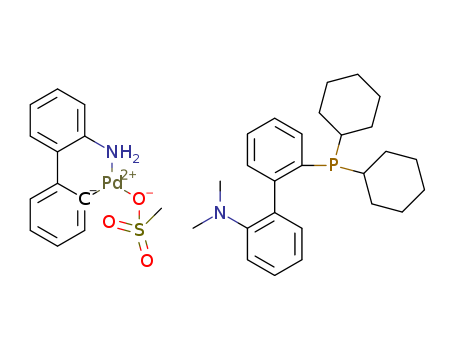 Methanesulfonato[2-(dicyclohexylphosphino)-2'-(N,N-dimethylamino)-1,1'-biphenyl](2'-amino-1,1'-biphenyl-2-yl)palladium(II) CH2Cl2 adduct, min. 98% [DavePhos Palladacycle Gen. 3]