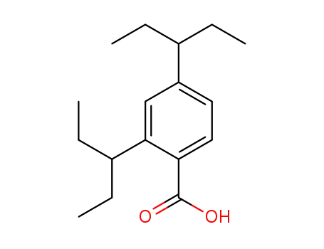 [2,4-bis(1-ethylpropyl)]benzoic acid