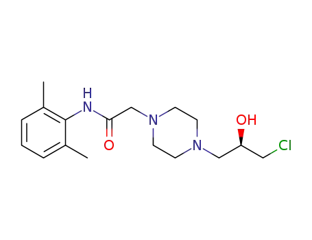 (R)-2-(4-(3-chloro-2-hydroxypropyl)piperazin-1-yl)-N-(2,6-dimethylphenyl)acetamide