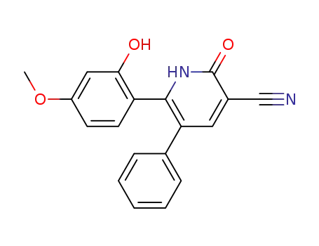 3-cyano-6-(2-hydroxy-4-methoxyphenyl)-5-phenylpyridin-2(1H)-one