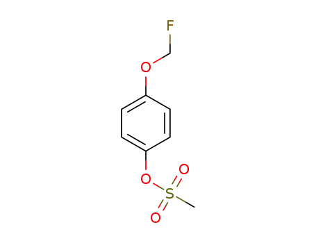Molecular Structure of 1432474-16-2 (4-(fluoromethoxy)phenyl methanesulfonate)