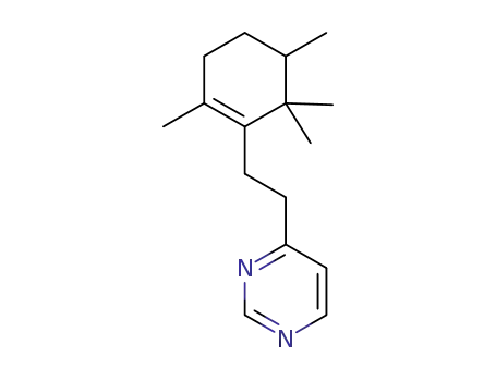 4-[2-(2,5,6,6-tetramethyl-cyclohex-1-enyl)-ethyl]-pyrimidine