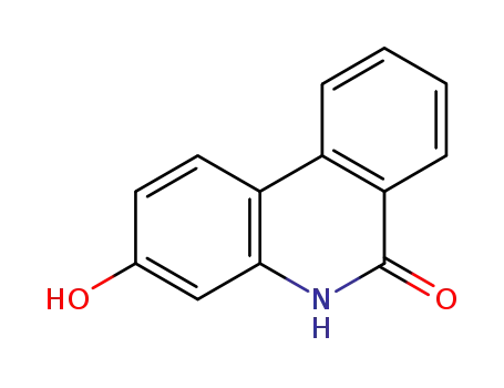 Molecular Structure of 64352-53-0 (3-hydroxyphenanthridin-6(5H)-one)