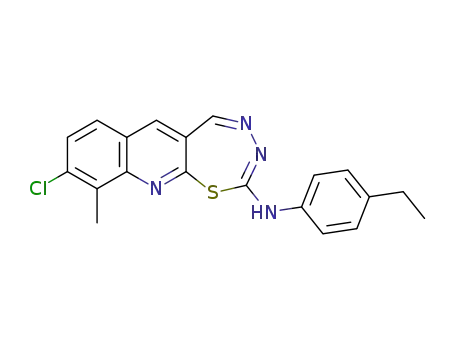 9-chloro-N-(4-ethylphenyl)-10-methyl-[1,3,4]thiadiazepino[7,6-b]quinolin-2-amine