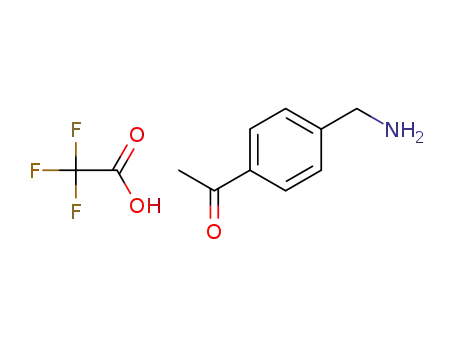1-(4-(aminomethyl)phenyl)ethanone trifluoroacetate salt