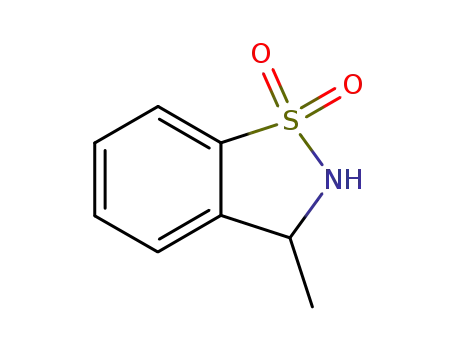 Molecular Structure of 84108-98-5 (2,3-Dihydro-3-methyl-1,2-benzisothiazole 1,1-Dioxide)