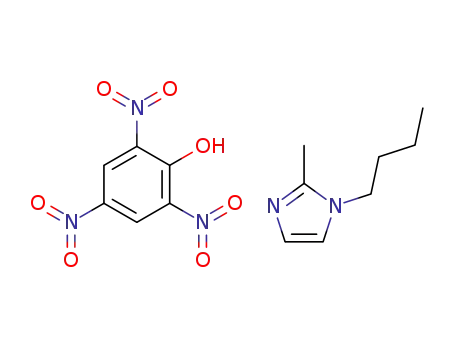 Molecular Structure of 40229-82-1 (1-butyl-2-methylimidazolium picrate)