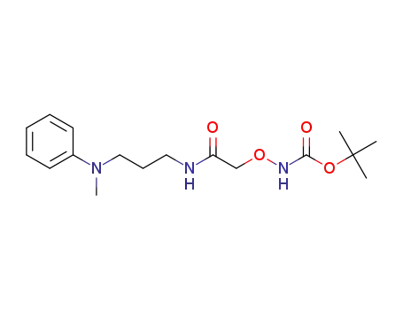 tert-butyl 2-((3-(methyl(phenyl)amino)propyl)amino)-2-oxoethoxycarbamate