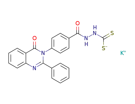 potassium 2-{[4-(4-oxo-2-phenylquinazoline-3(4H)-yl) phenyl]carbonyl}hydrazine carbodithioate