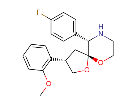 (3S,5S,10S)-10-(4-Fluoro-phenyl)-3-(2-methoxy-phenyl)-1,6-dioxa-9-aza-spiro[4.5]decane