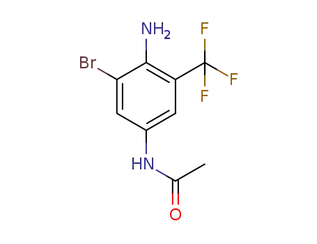 2-bromo-4-acetamido-6-trifluoromethylaniline