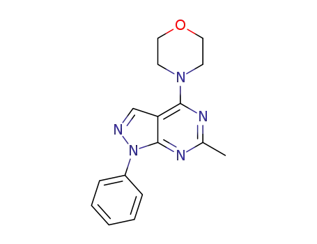 6-methyl-4-(morpholin-4-yl)-1-phenyl-1H-pyrazolo[3,4-d]pyrimidine