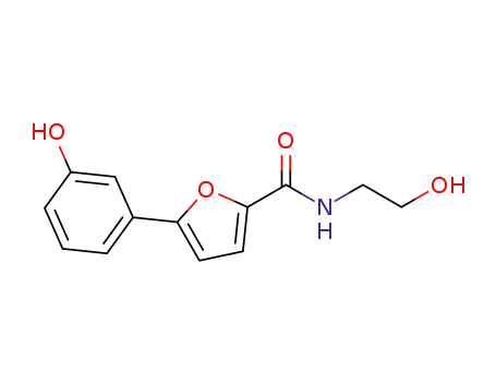 5-(3-hydroxyphenyl)-furan-2-carboxylic acid 2-hydroxyethylamide
