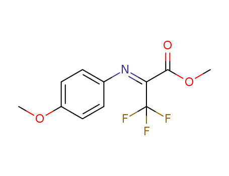 (Z)-methyl 3,3,3-trifluoro-2-(para-methoxyphenylimino)propanoate