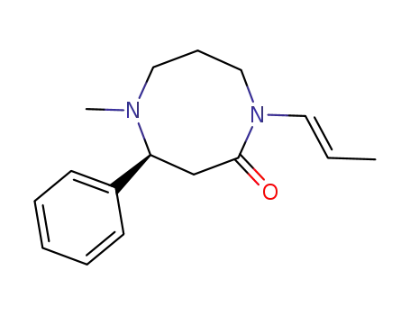 (S,E)-1-(prop-1'-en-1'-yl)-4-phenyl-N<sup>(5)</sup>-methyl-1,5-diazocan-2-one