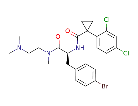 4-bromo-N-α-{[1-(2,4-dichlorophenyl)cyclopropyl]carbonyl}-N-[2-(dimethylamino)ethyl]-N-methyl-L-phenylalaninamide