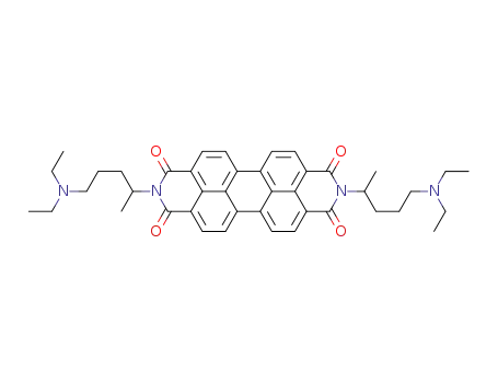 Molecular Structure of 106409-01-2 (N,N'-bis(4-diethylamino-1-methylbutyl)perylene-3,4:9,10-tetracarboxylic acid bisimide)
