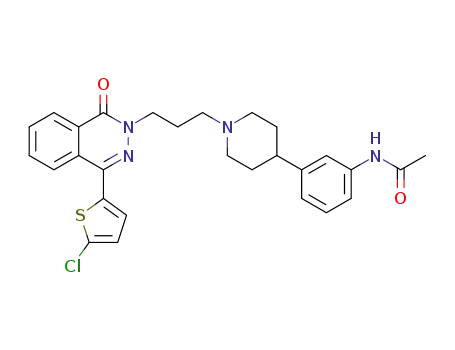 4-(5-chlorothiophen-2-yl)-2-[3-[4-[3-(acetylamino)phenyl]piperidine-1-yl]propyl]phthalazin-1(2H)-one