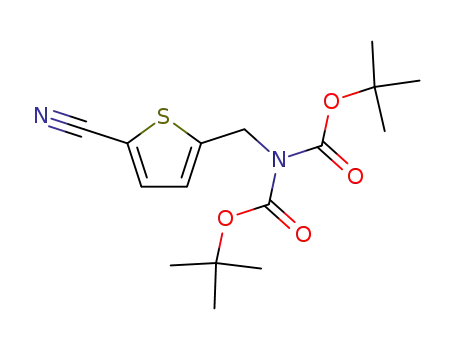 5-(N,N-Boc<sub>2</sub>-aminomethyl)thiophene-2-carbonitrile