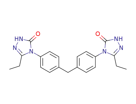 4,4'-(methylene-1,4-diphenylene)bis(5-ethyl-2,4-dihydro-3H-1,2,4-triazol-3-one)
