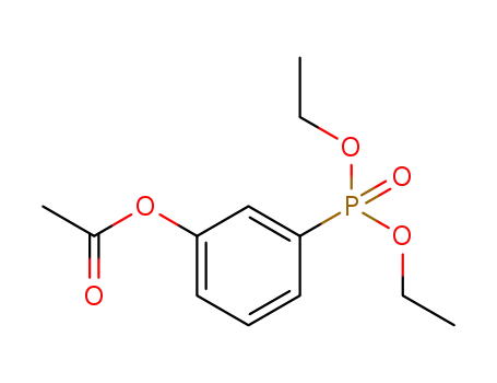 Molecular Structure of 1263034-22-5 (DIETHYL(3-ACETOXYPHENYL)PHOSPHONATE)