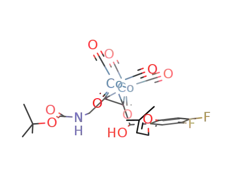 hexacarbonyl[1-{4,5-difluoro-2-[(3-methylbut-2-en-1-yl)oxy]phenyl}-3-N-Boc-methylaminoprop-2-yn-ol]dicobalt