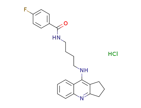 N-[4-(2,3-dihydro-1H-cyclopenta[b]quinolin-9-ylamino)butyl]-4-fluorobenzamide hydrochloride